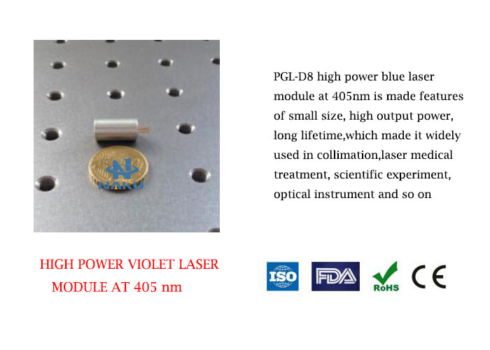 405nm High Output Power Laser 1~300mW